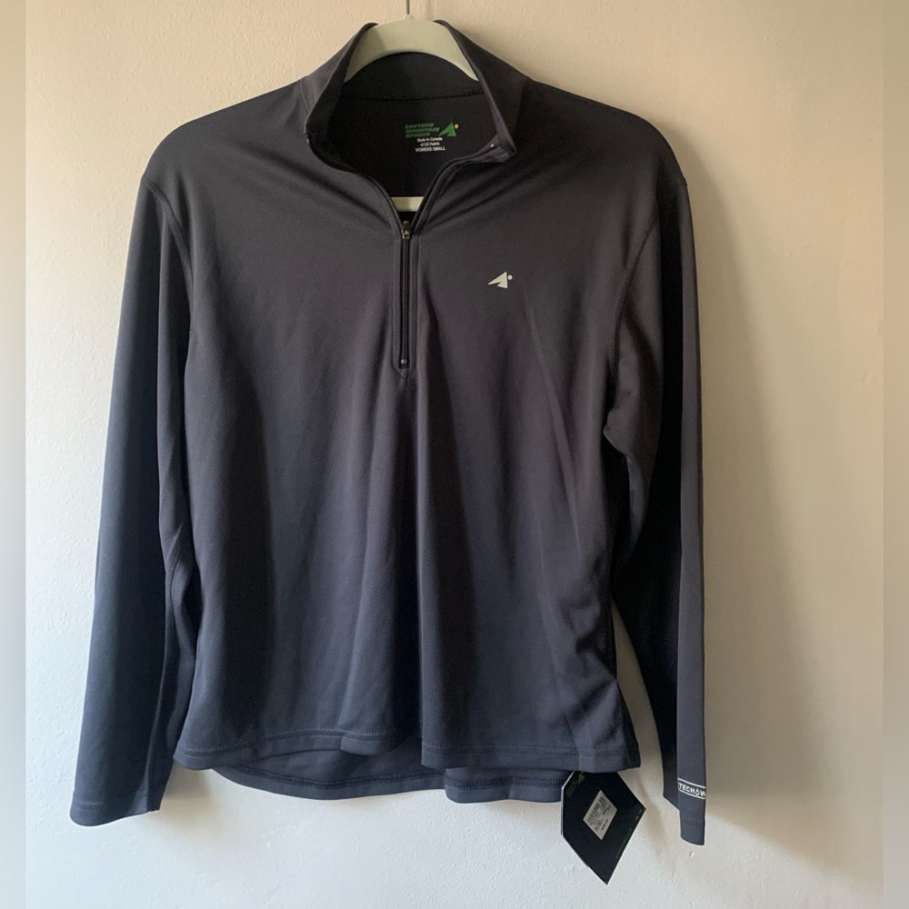 Eastern Mountain Sport Women’s Performance Half Zip Grey Long Sleeve - Small